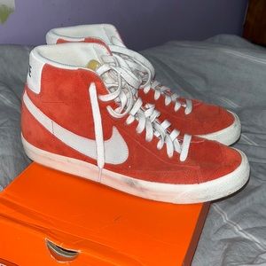 Fire red/ orange blazer, Nike. Size 11.5 used.